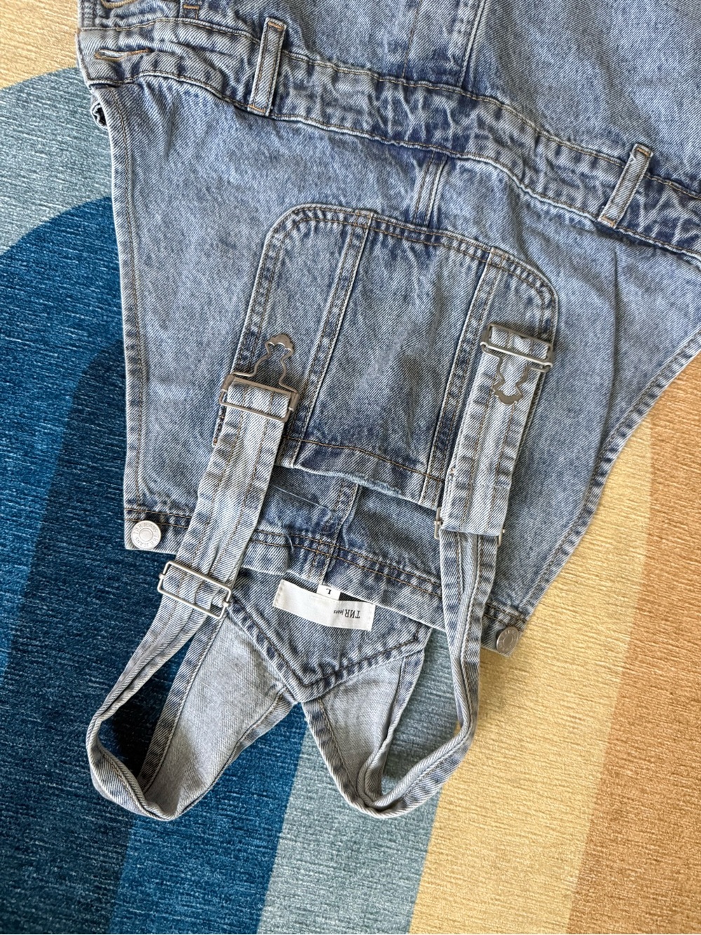 Light Blue Denim Overalls for Women